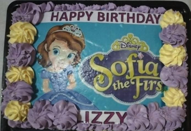 Princess themed cake